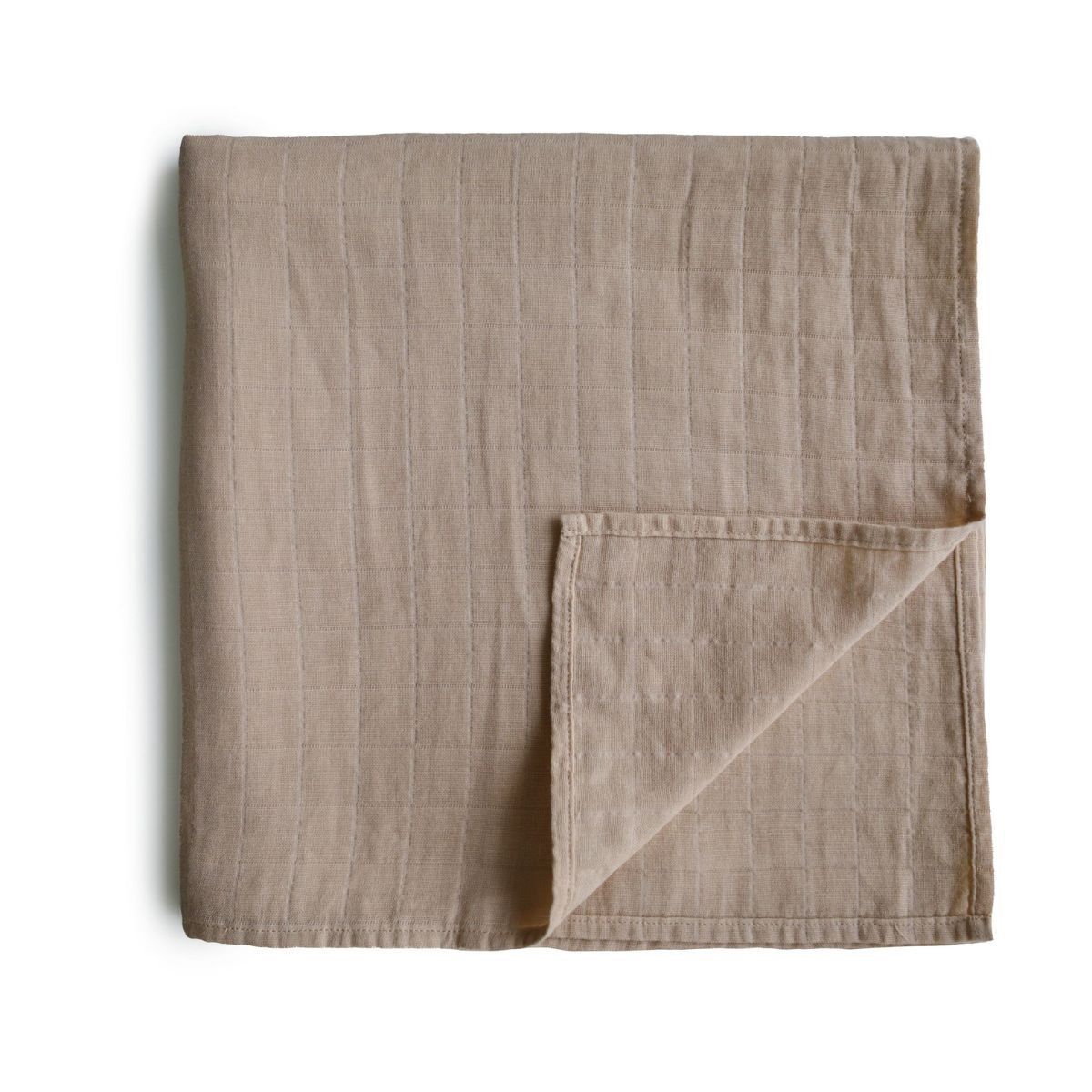 Mushie muslin swaddle - Naturel