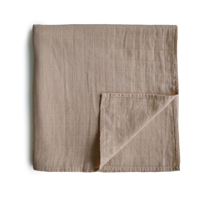 Mushie muslin swaddle - Naturel