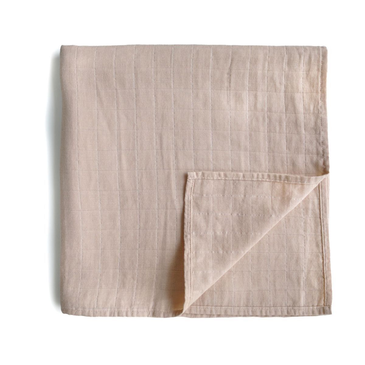 Mushie muslin swaddle - Blush