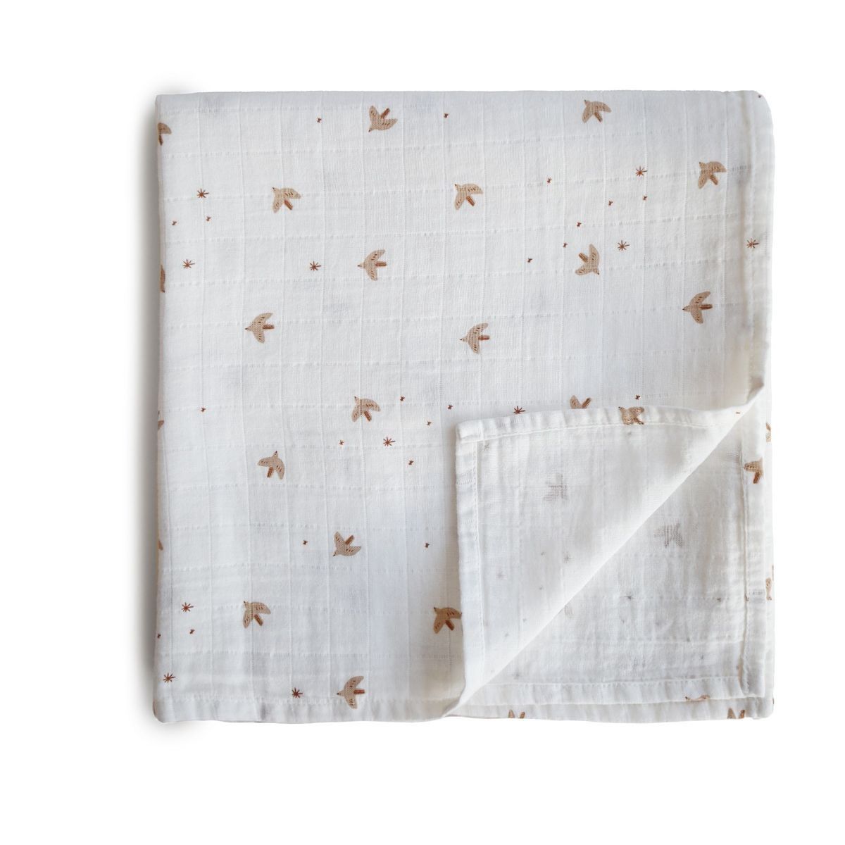 Mushie muslin swaddle - Sparrows