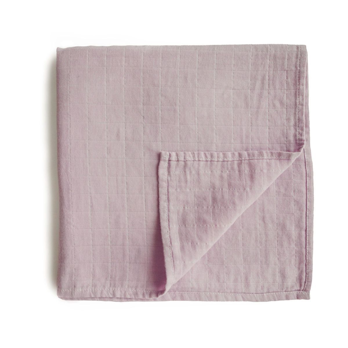 Mushie muslin swaddle - Soft mauve