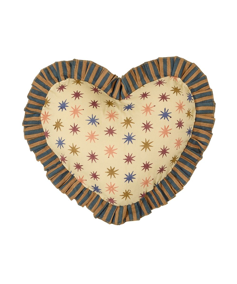 Noa star heart pillow