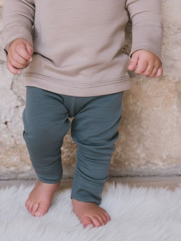 Wollen Baby- kinderbroek - Merinowol - Orion Blue