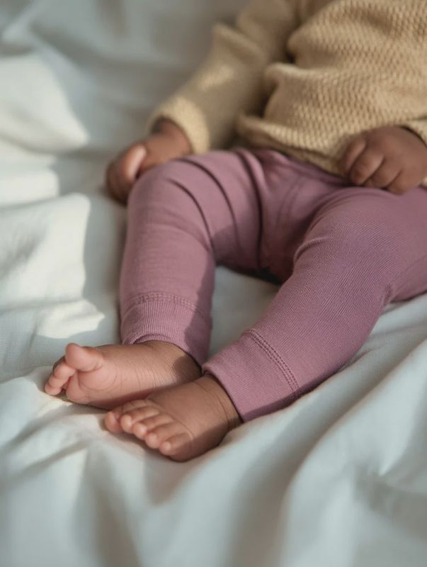 Wollen Baby- kinderbroek - Merinowol - Lavender Mist