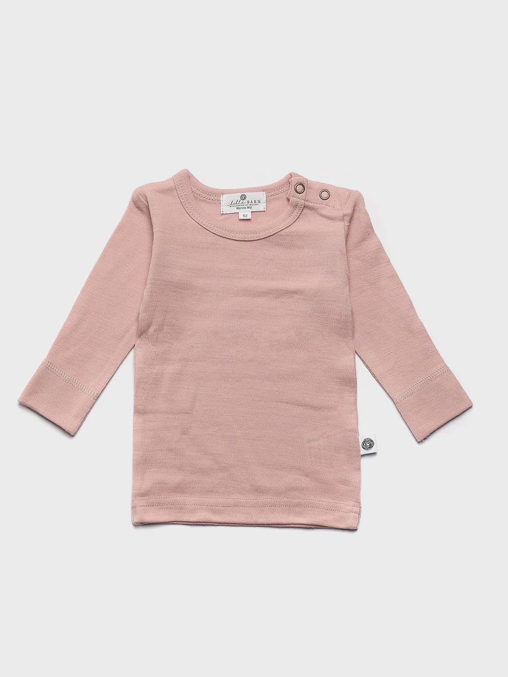 Wollen baby- kindertrui - Merinowol - Misty Rose