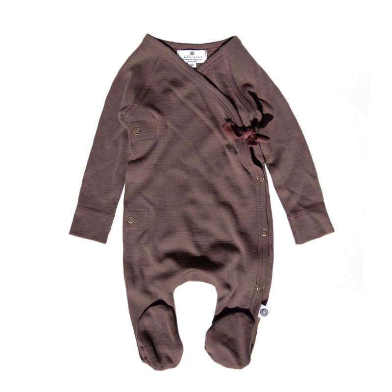 Wollen boxpakje / kruippakje – merino wol - Peppercorn