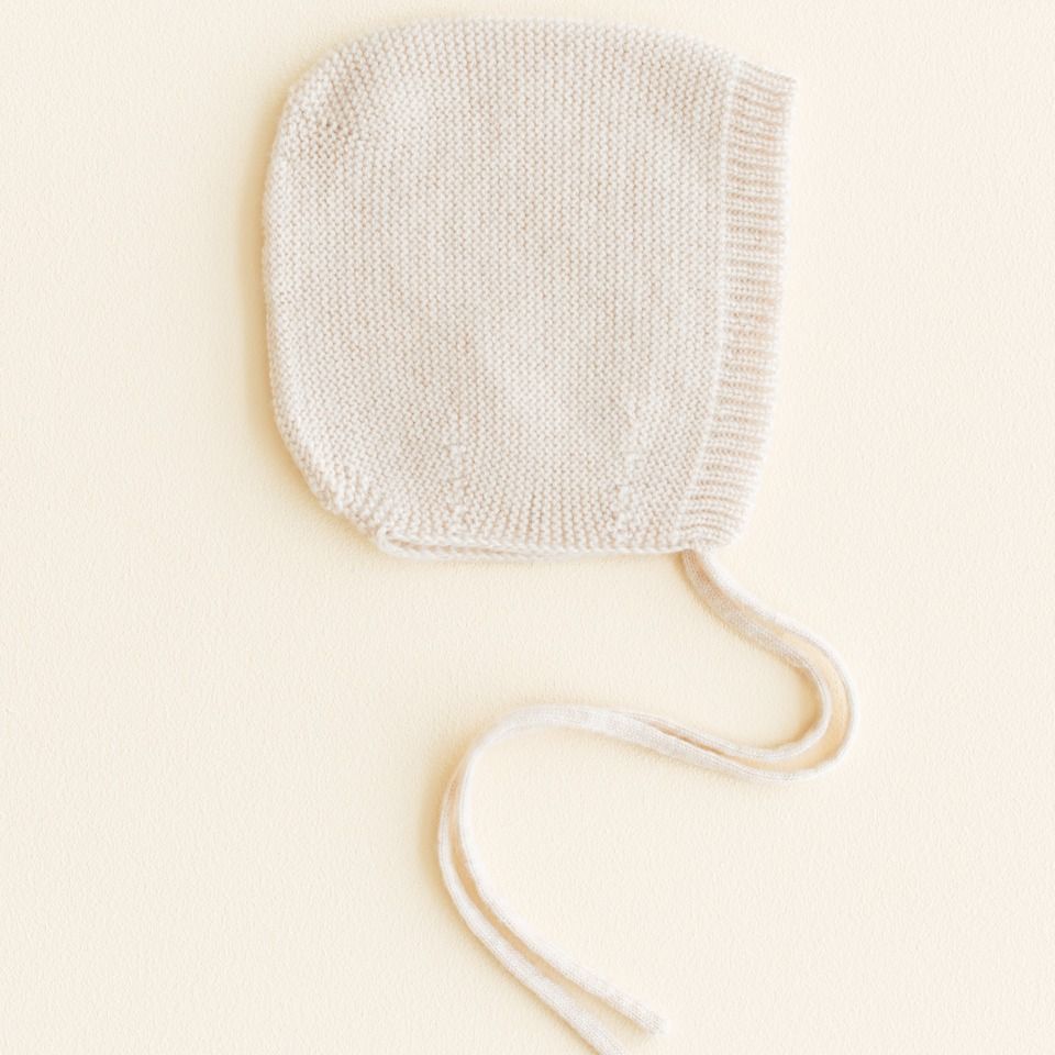 Hvid - Bonnet newborn cream