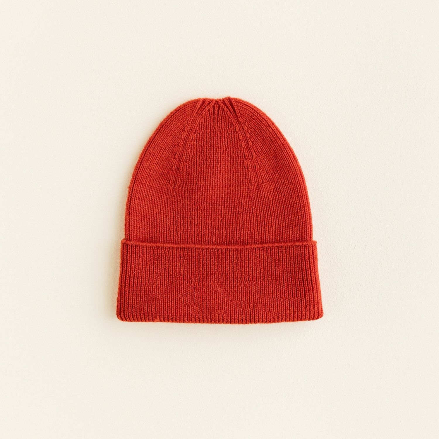 Hvid - beanie fonzie newborn red