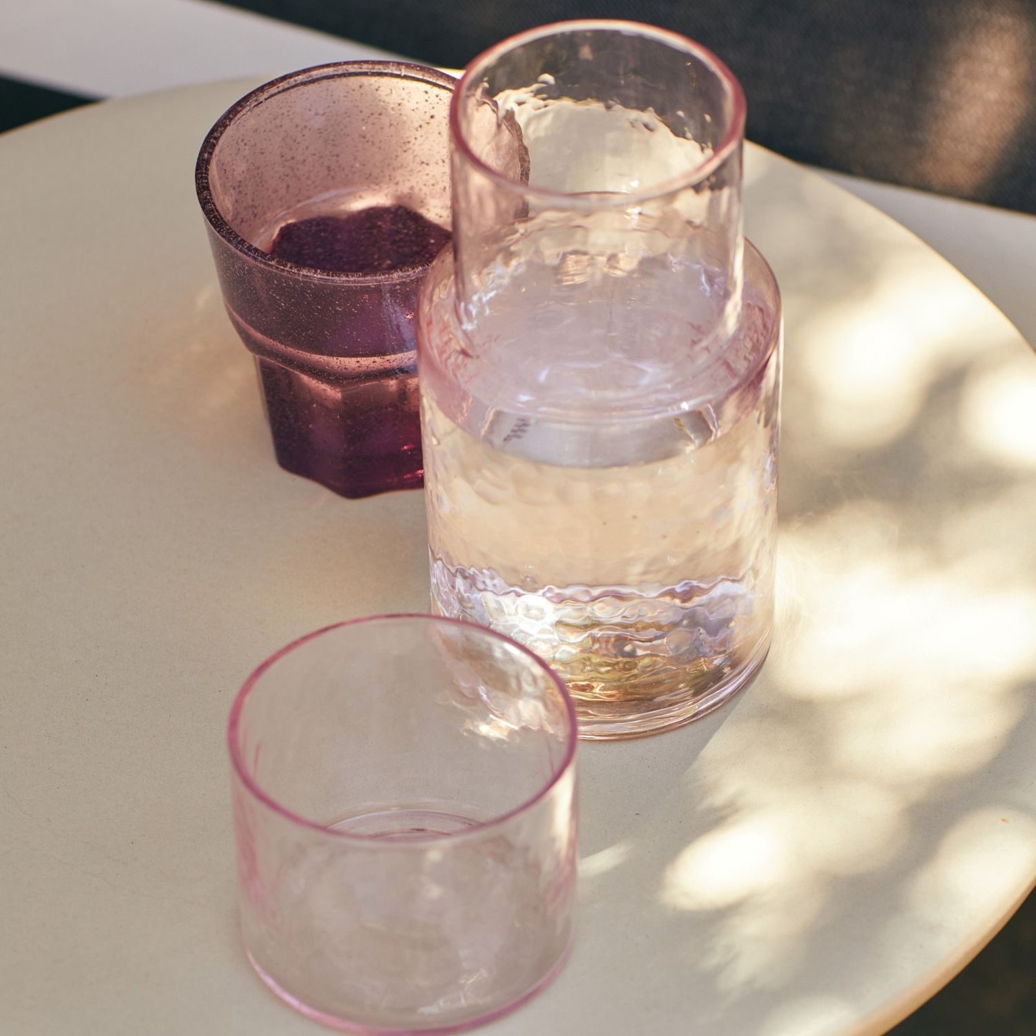 Tube carafe - blush