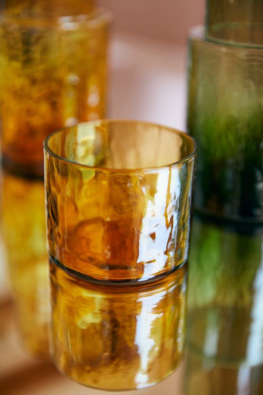 Tube glass - amber