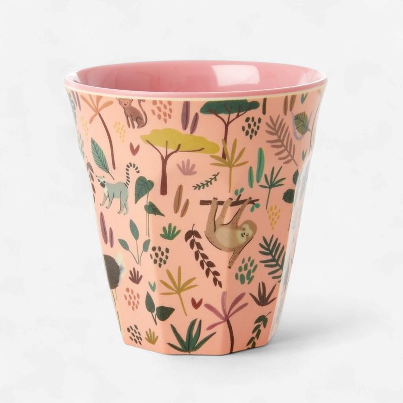Rice beker all over jungle animals - 250 ml