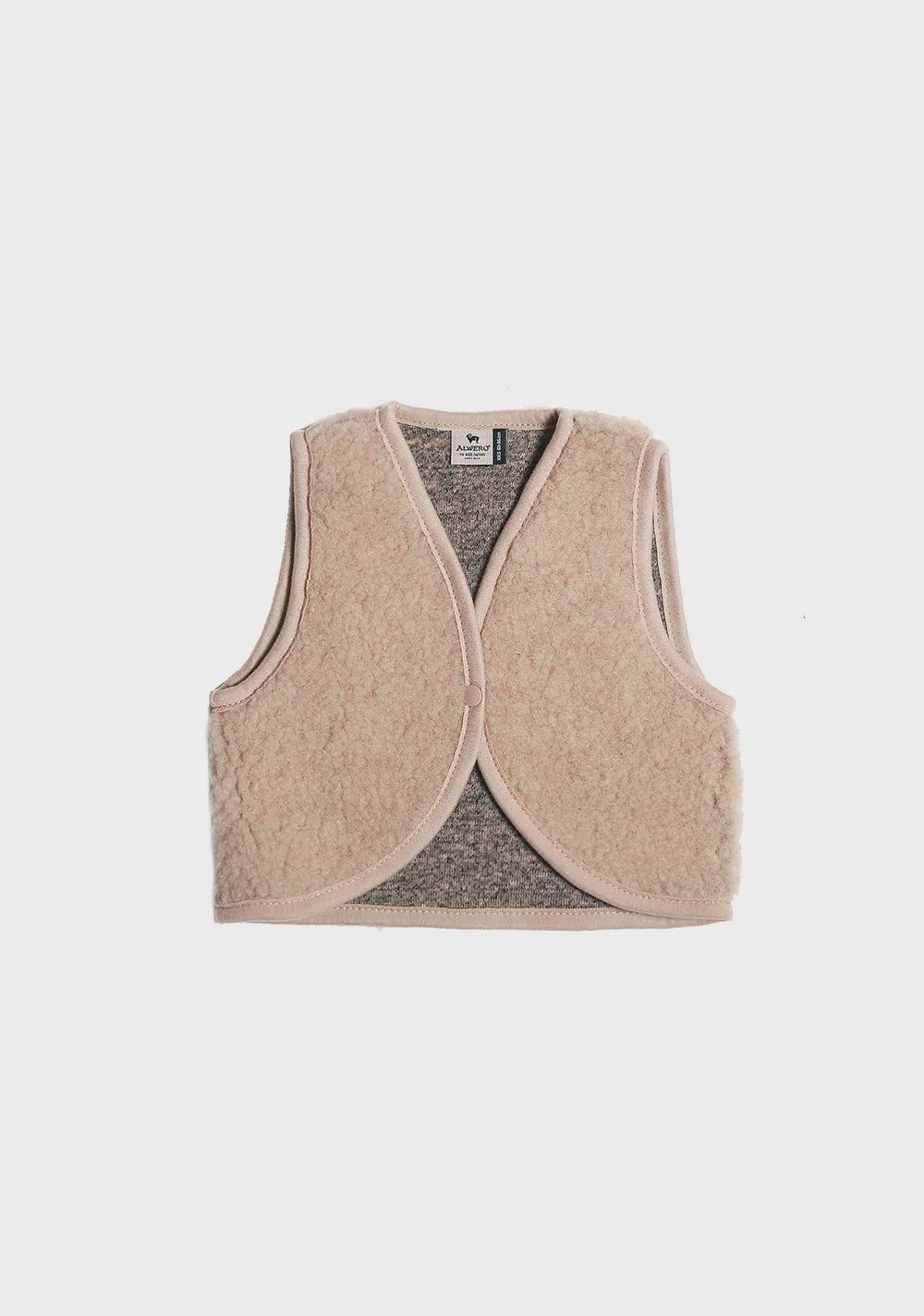 Alwero baby vest Lulu light - Sand brown