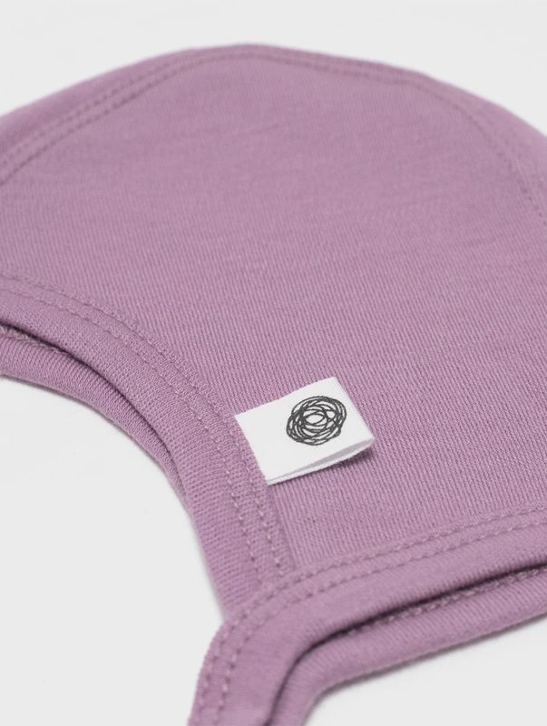 Baby wollen strikmuts – Merinowol - Lavender Mist