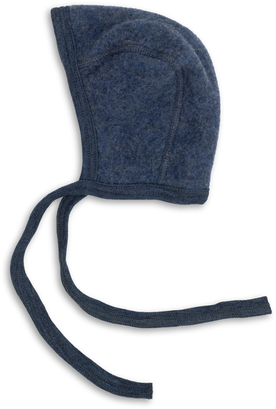 Baby-bonnet / blue mélange
