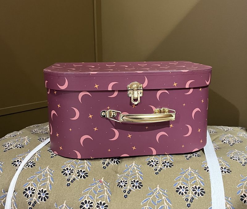 Koffer *paars 33x15,5x25cm