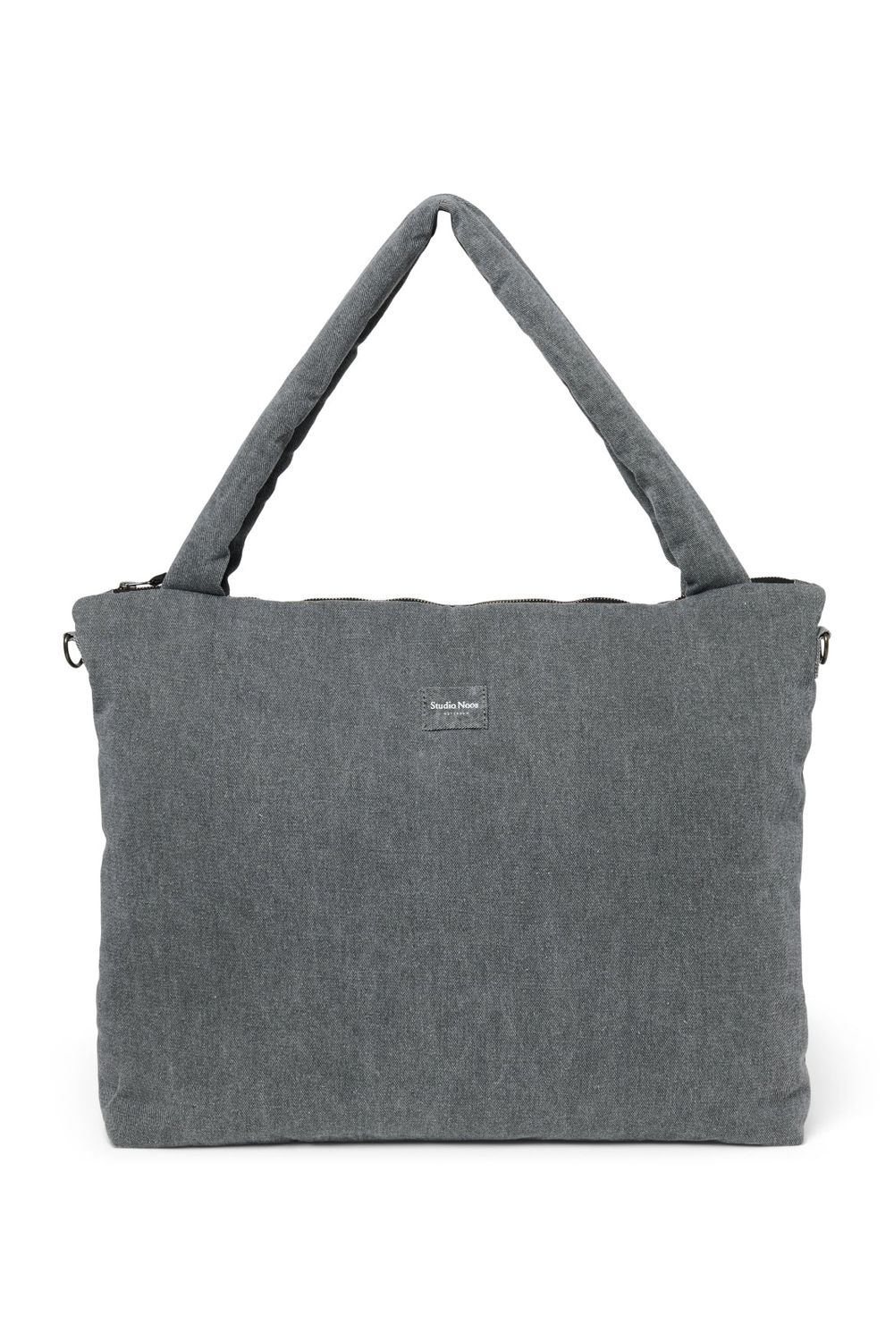 Denim Diaper Bag - Grey