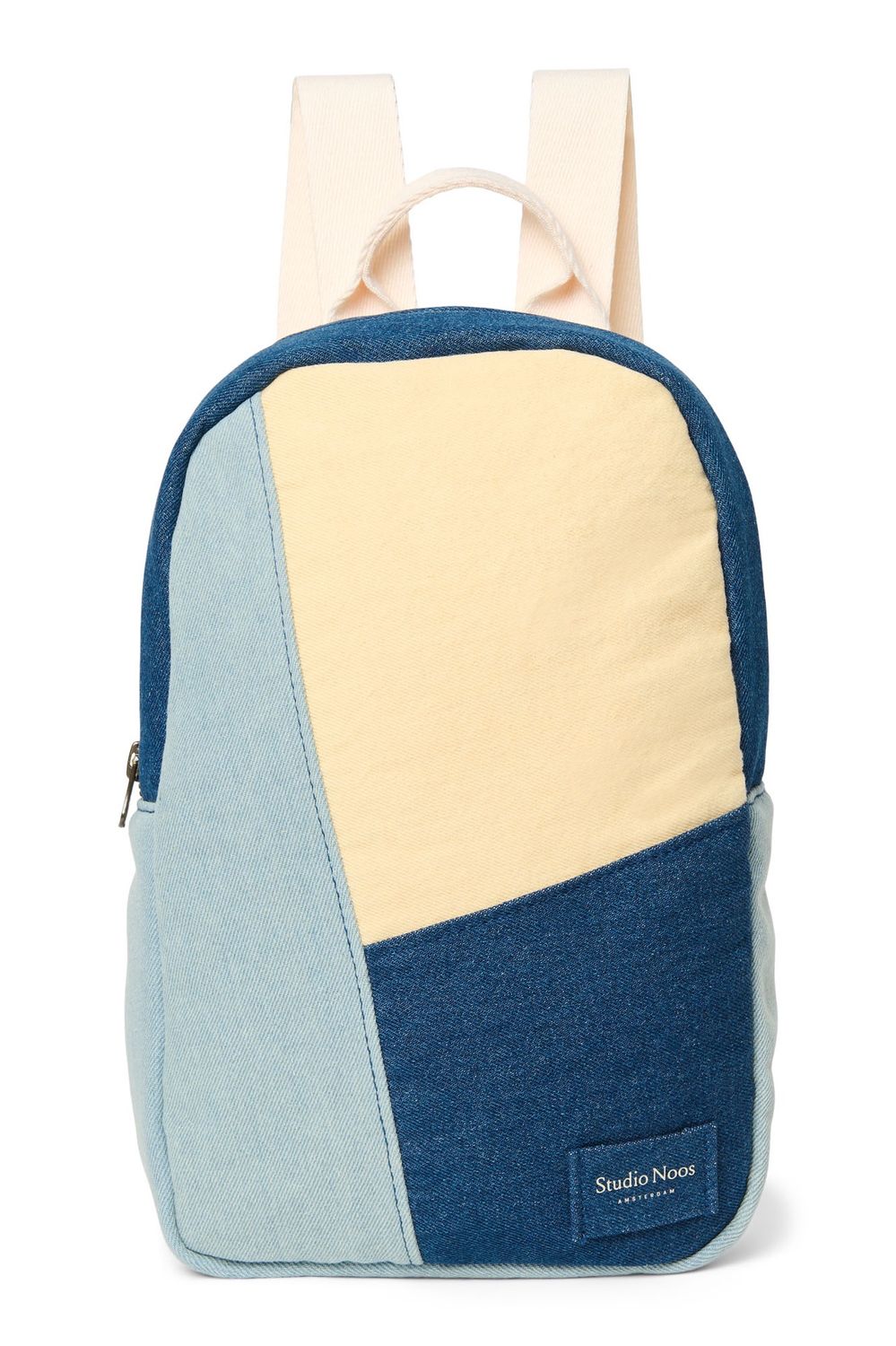 Patchwork Mini Backpack - Denim