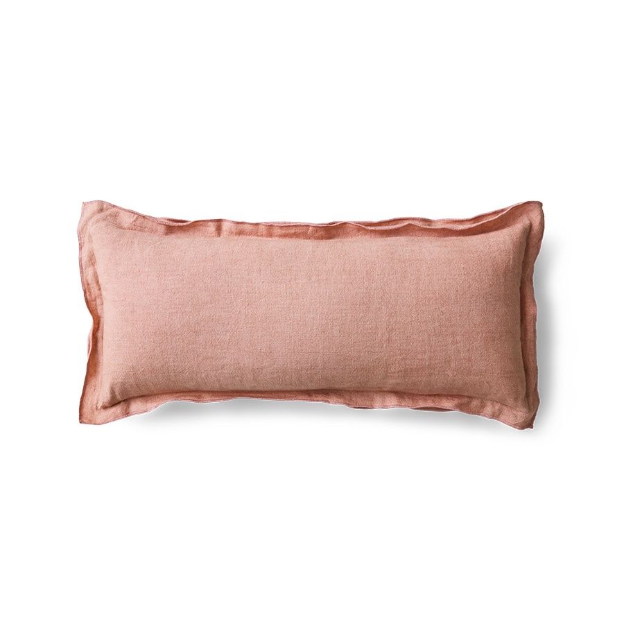 Linen cushion, magnolia