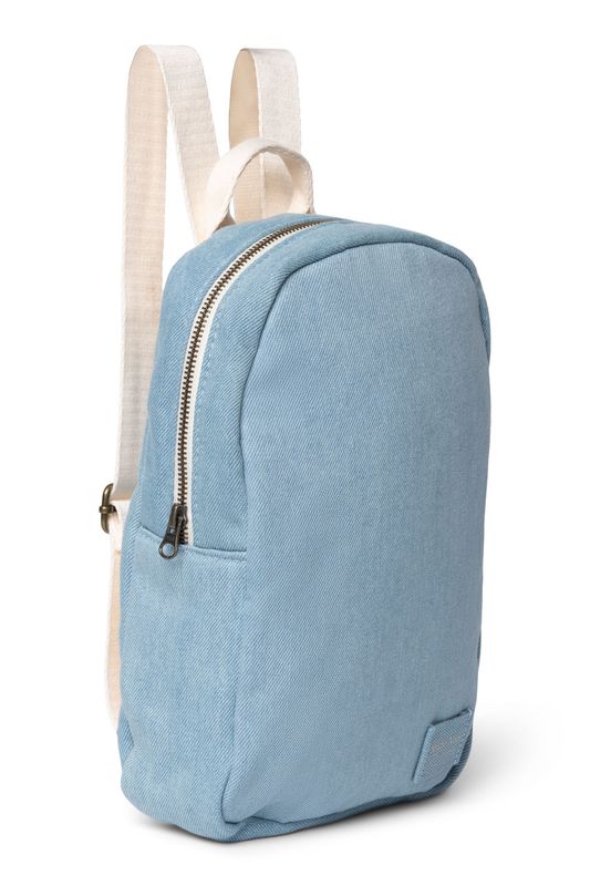 Denim Mini Backpack - Blue