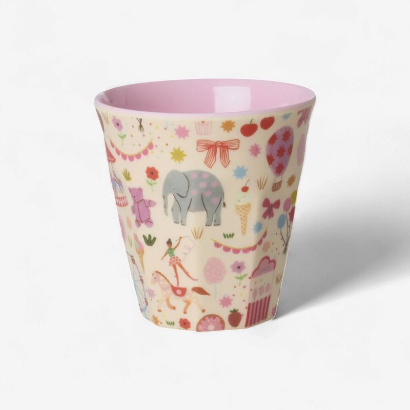 Rice kinderbeker pink fun fair - 160 ml