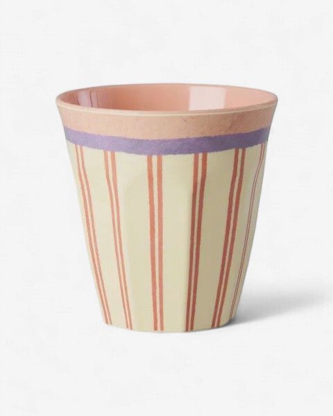 Rice beker stripey love - 250 ml