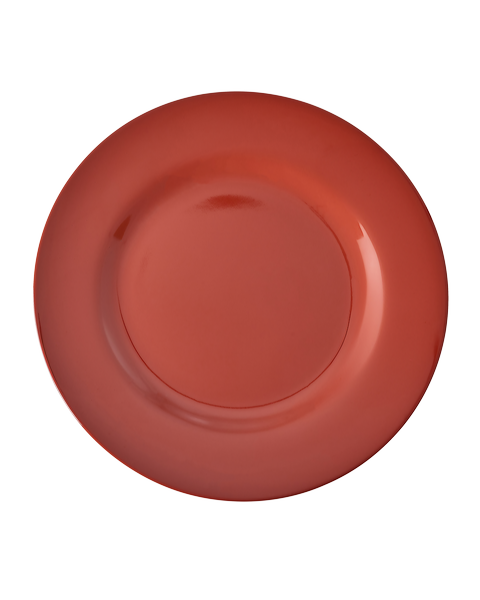 Rice dinerbord solid, kleur: rood