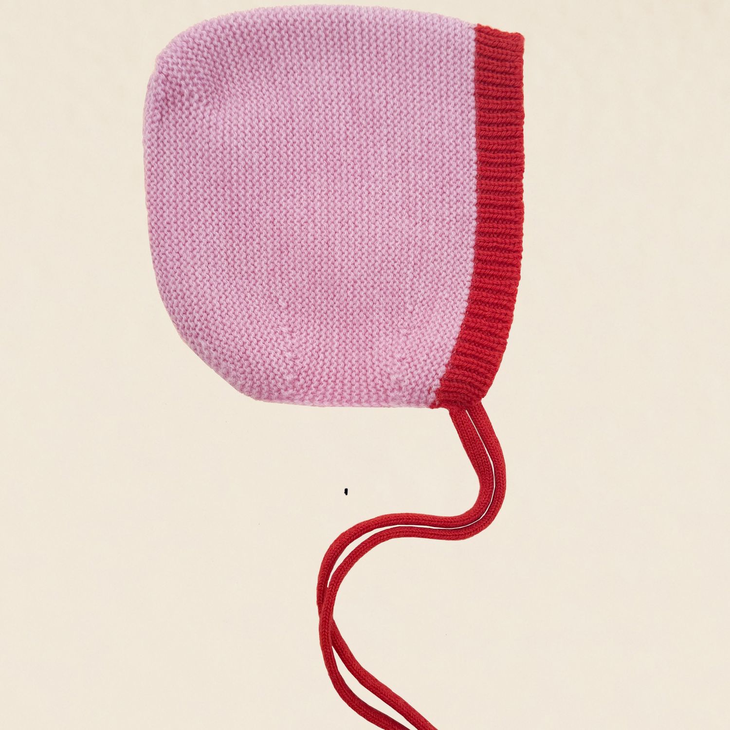 Hvid - bonnet dolly cotton candy/red