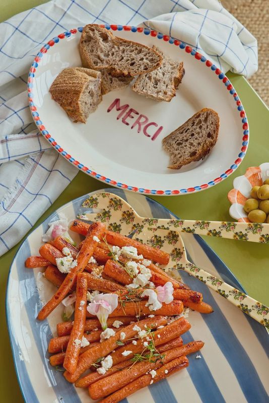 Rice saladebestek retro bouquet