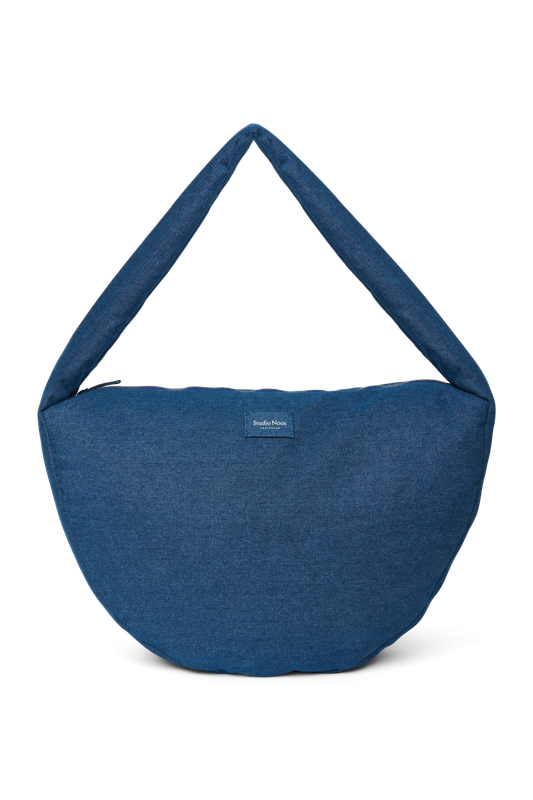 Denim Cross Body Bag - Dark Blue