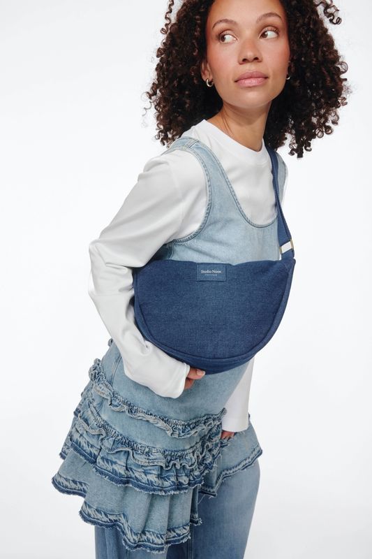 Denim Adult Fanny Pack - Dark Blue