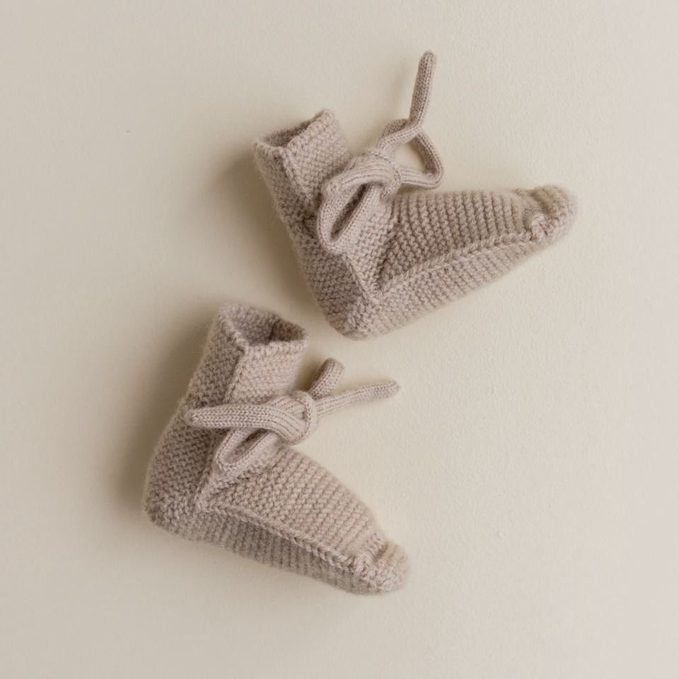 Hvid - Booties sand