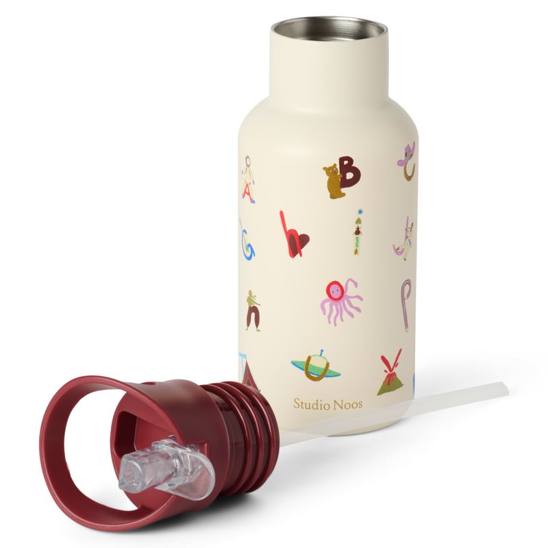 Alphabet RVS drinkfles 350 ml