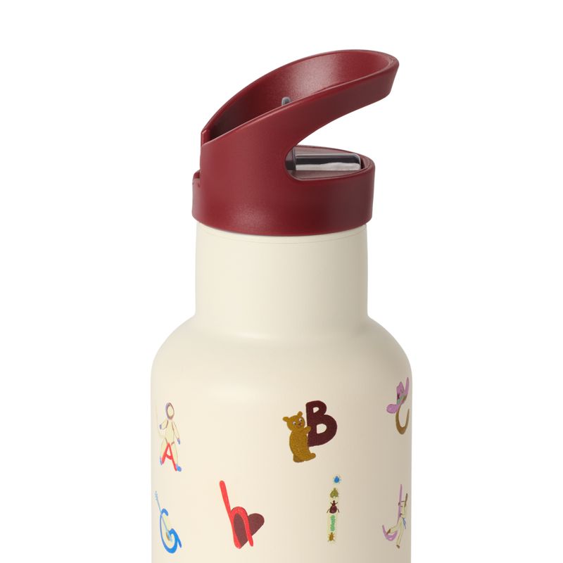 Alphabet RVS drinkfles 350 ml