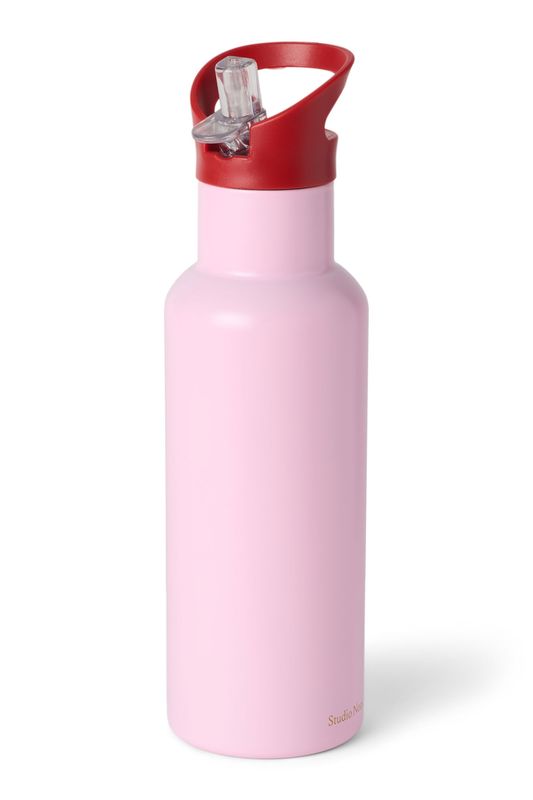 Zachtroze RVS drinkfles 500 ml