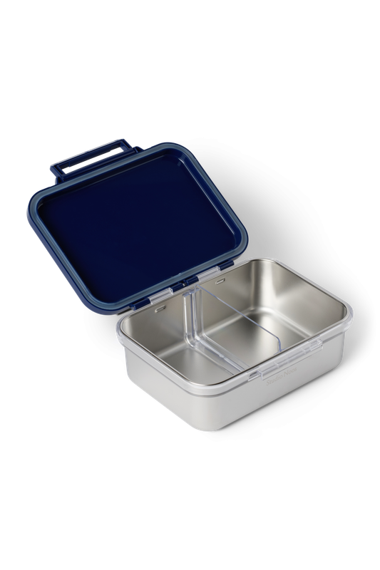 Dark Blue Stainless Steel Lunchbox