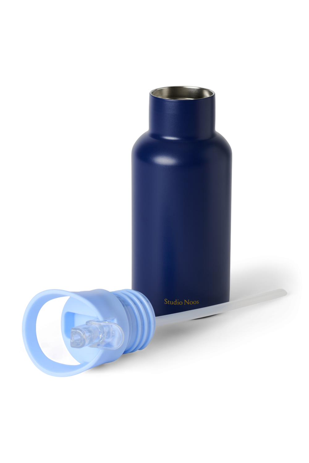 Donkerblauwe RVS drinkfles 350 ml