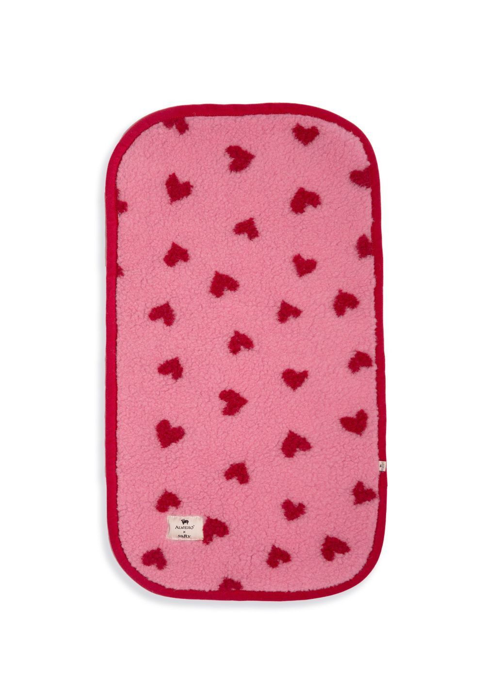 Alwero X Salty wieg beschermer - Bubble gum Heart