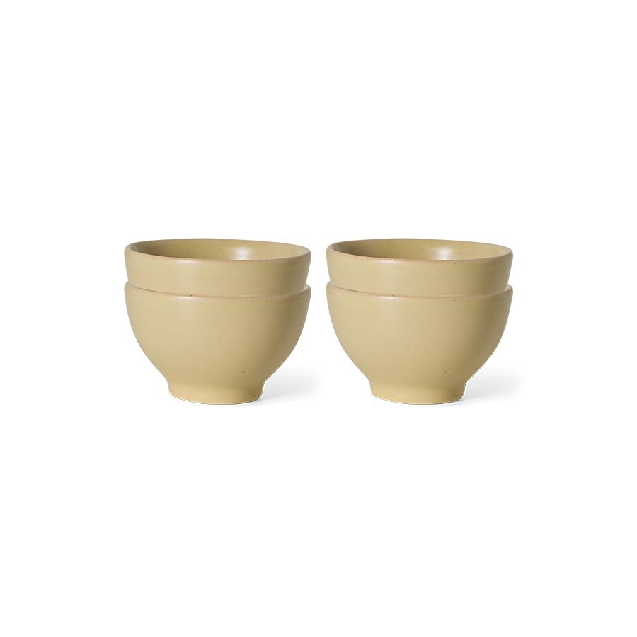 Farmhouse ceramics: XS bowls cream, set of 4