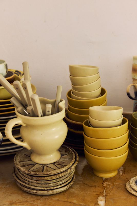 Farmhouse ceramics: XS bowls cream, set of 4