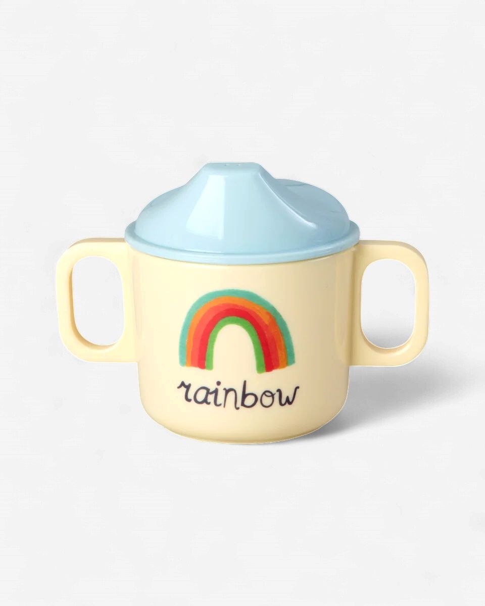 Rice baby beker blauw ABC - 250 ml