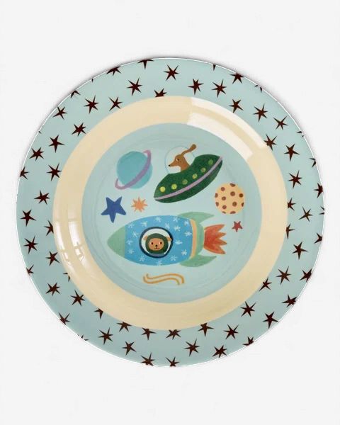 Rice diep kinderbord dogs in space - 250 ml