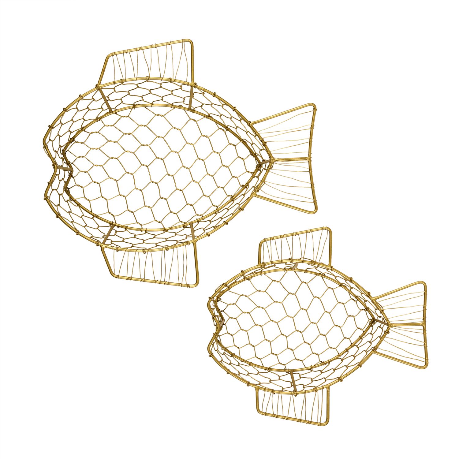 Iron wire fish baskets