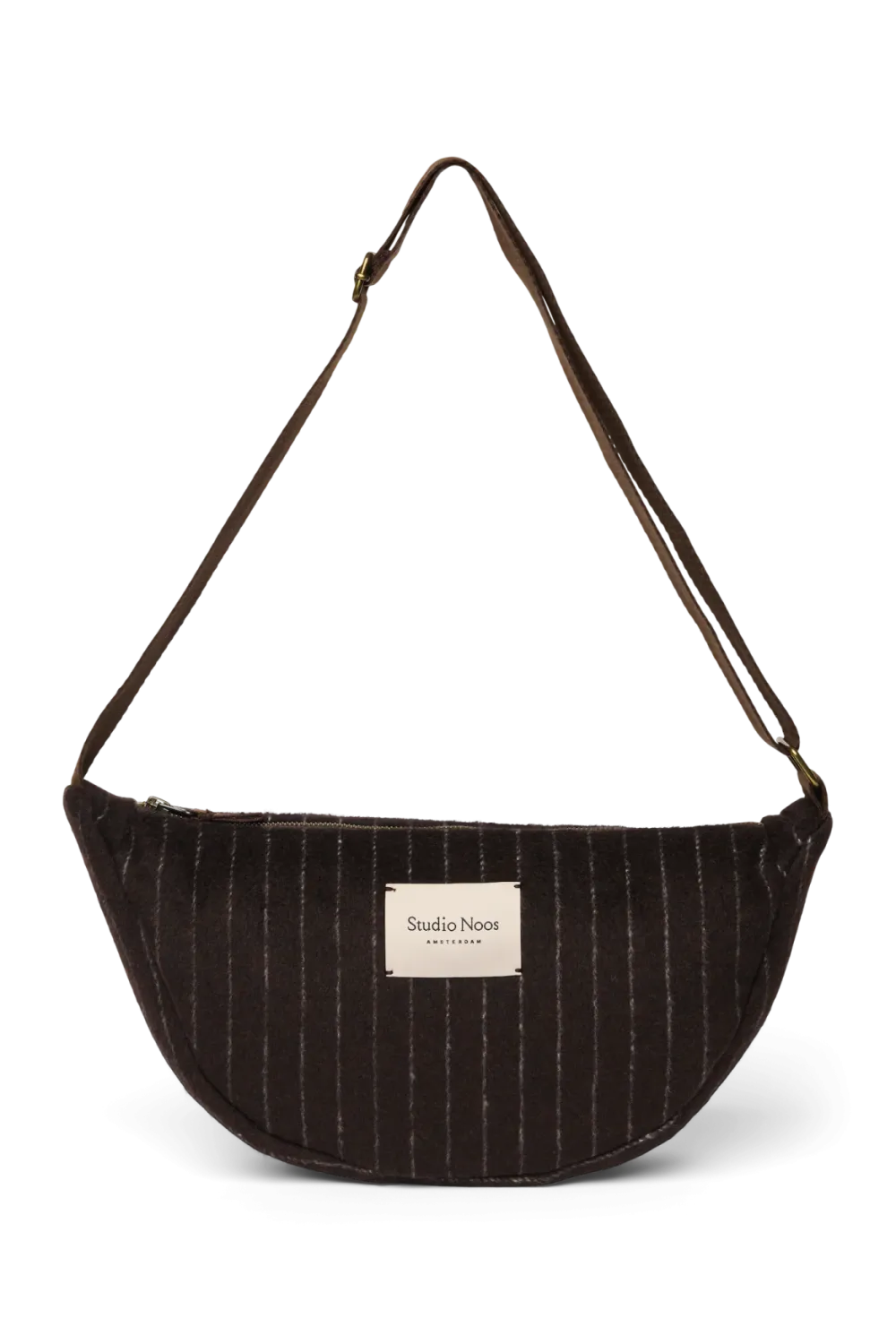 Flannel Chalkstripe Adult Fanny Pack - Brown