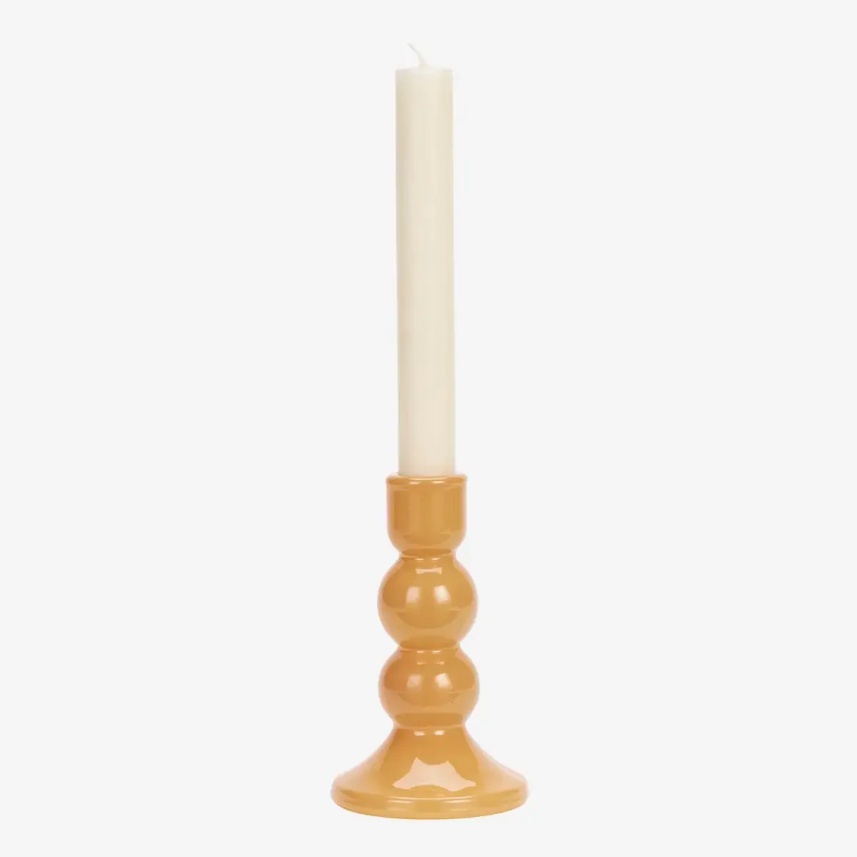 Glazen kaarsenhouder M, pumpkin