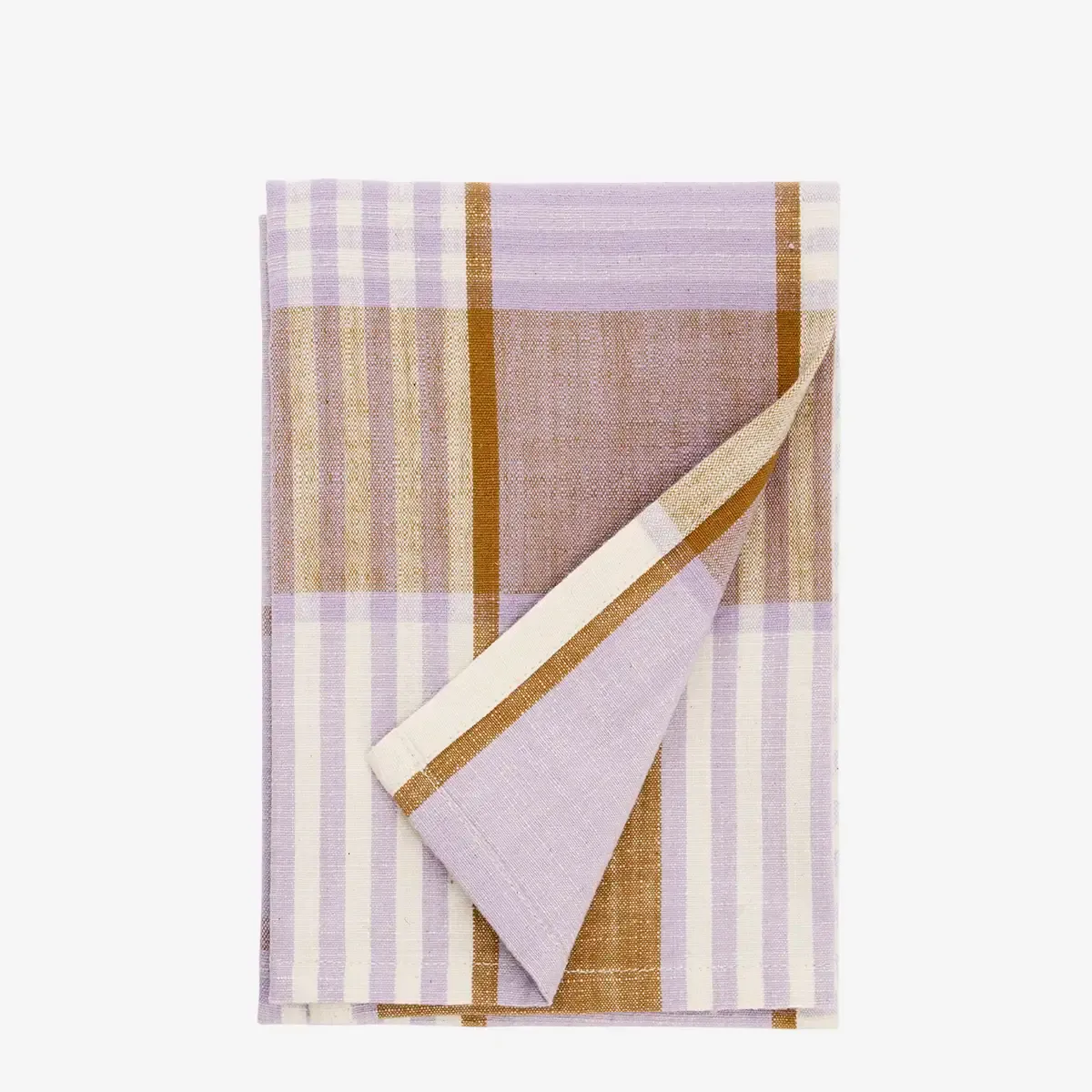Checked kitchen towel, lila