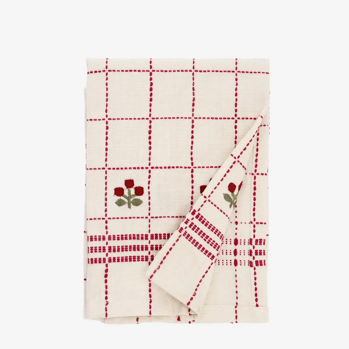 Embroidered kitchen towel