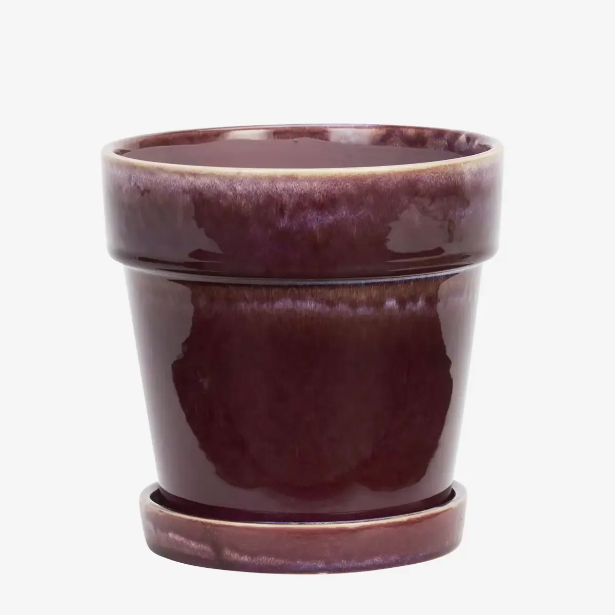Flowerpot with saucer M