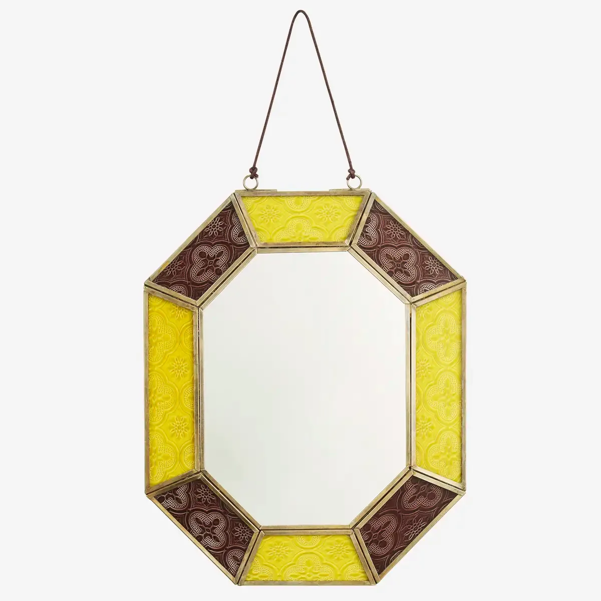 Kleurrijke spiegel van glas