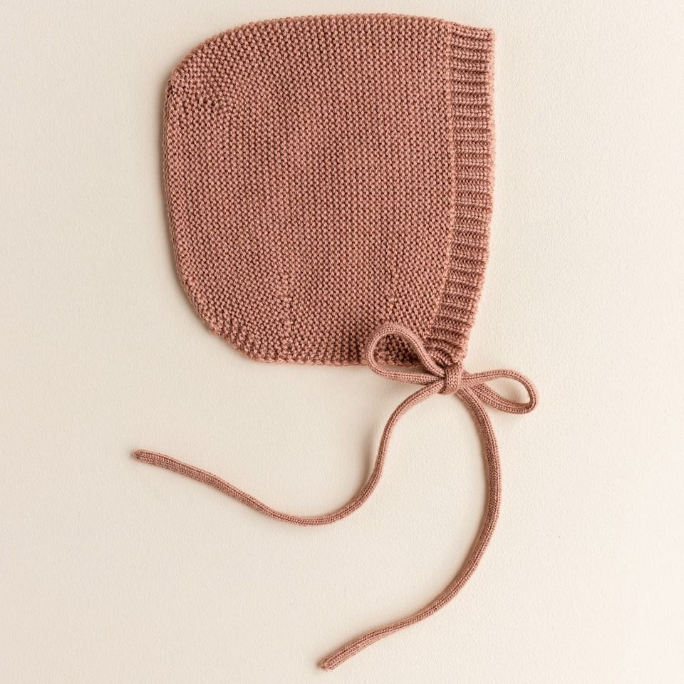 Hvid - bonnet dolly terracotta