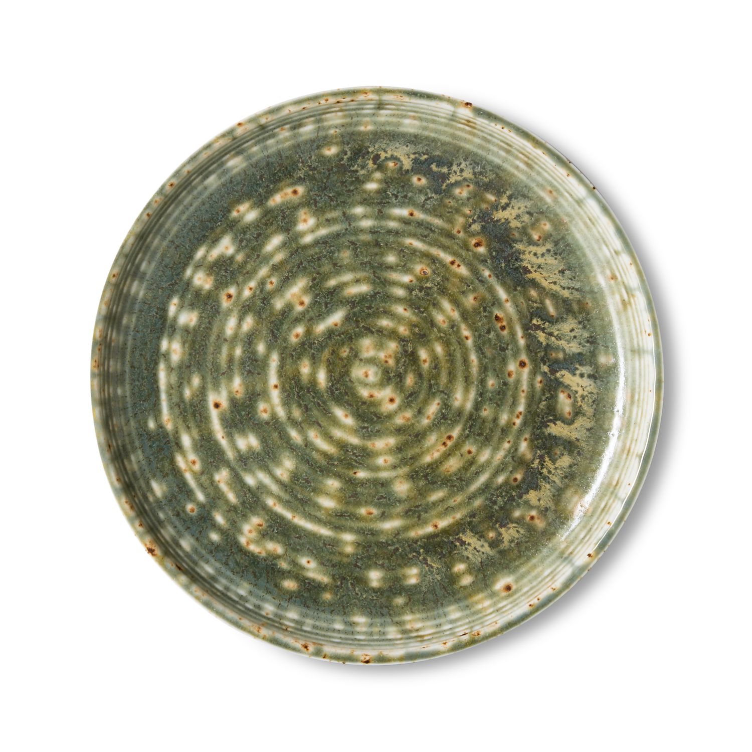 Chef ceramics: side plate, rustic green